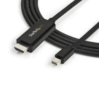 StarTech.com MDP2HDMM3MB video cable adapter 118.1" (3 m) Mini DisplayPort HDMI Black