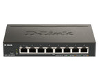 D-Link DGS-1100-08PV2/B Managed L2/L3 Gigabit Ethernet (10/100/1000) Power over Ethernet (PoE) Black