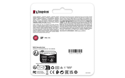 Kingston Technology Canvas React Plus 128 GB SDXC UHS-II Class 10