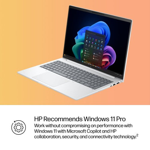 HP EliteBook 8 G1a Next Gen AI PC Wolf Pro Security Edition Copilot+ PC AMD Ryzen AI 7 PRO 350 Laptop 16" Touchscreen WUXGA 16 GB DDR5-SDRAM 512 GB SSD Wi-Fi 7 (802.11be) Windows 11 Pro Silver