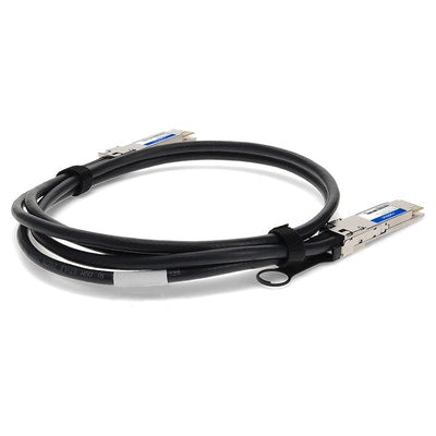 AddOn Networks CAB-D-D-200G-2-5M-AO InfiniBand/fibre optic cable 98.4" (2.5 m) QSFP-DD Black, Silver