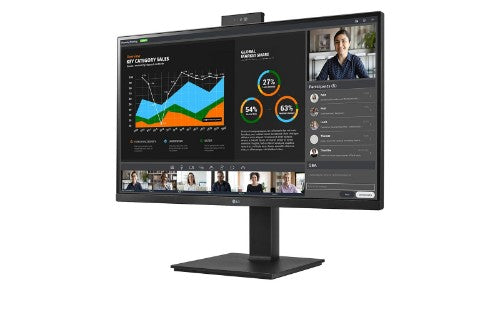 LG 27BQ75QC-B computer monitor 27" 2560 x 1440 pixels Quad HD LED Black