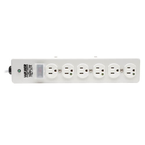 Tripp Lite SPS610HGRA surge protector White 6 AC outlet(s) 120 V 118.1" (3 m)