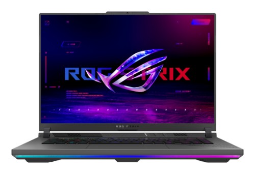 ASUS ROG Strix G16 G614PR-DB96-CA laptop AMD Ryzen™ 9 8940HX 16" WUXGA 32 GB DDR5-SDRAM 1 TB SSD NVIDIA GeForce RTX 5070 Ti Wi-Fi 6E (802.11ax) Windows 11 Home Black, Gray