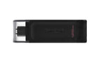 Kingston Technology DataTraveler 70 USB flash drive 128 GB USB Type-C 3.2 Gen 1 (3.1 Gen 1) Black