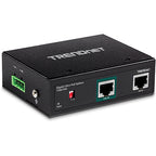 Trendnet TI-SG104 network splitter Power over Ethernet (PoE) Black