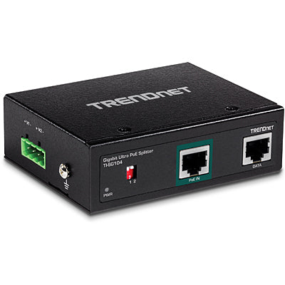 Trendnet TI-SG104 network splitter Power over Ethernet (PoE) Black