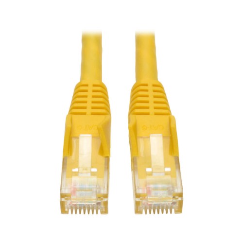 Tripp Lite N201-015-YW networking cable Yellow 179.9" (4.57 m) Cat6 U/UTP (UTP)