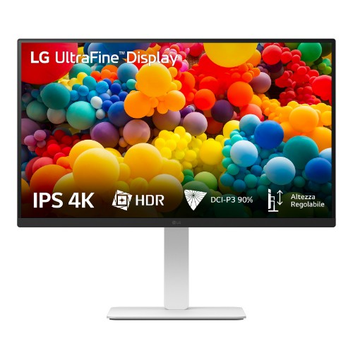 LG 27US550-W computer monitor 27" 3840 x 2160 pixels 4K Ultra HD LCD White