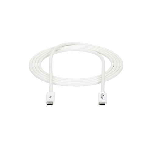 StarTech.com TBLT3MM2MW Thunderbolt cable 78.7" (2 m) 20 Gbit/s White