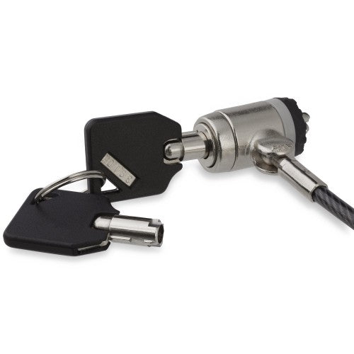 StarTech.com LTLOCKKEY cable lock Black, Silver 78.7" (2 m)