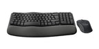 Logitech Wave Keys MK670 Combo keyboard Mouse included Universal RF Wireless + Bluetooth QZERTY French Graphite