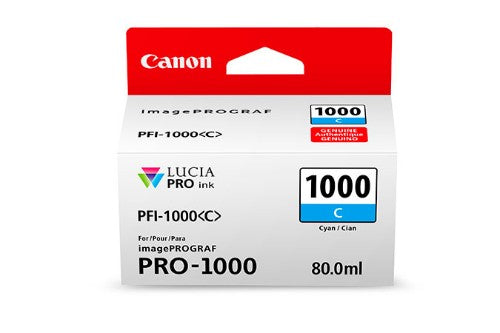 Canon PFI-1000 ink cartridge Original Cyan