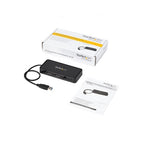 StarTech.com USBA2DPGB laptop dock/port replicator Wired USB 3.2 Gen 1 (3.1 Gen 1) Type-A Black