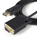 StarTech.com DP2VGAMM3B video cable adapter 35.8" (0.91 m) DisplayPort VGA (D-Sub) Black