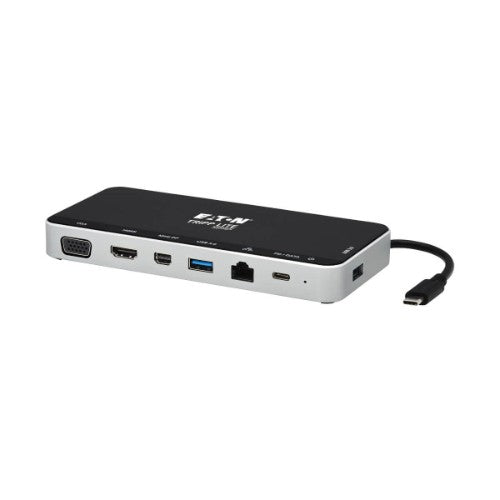 Tripp Lite U442-DOCK16-B laptop dock/port replicator Wired USB 3.2 Gen 1 (3.1 Gen 1) Type-C Gray