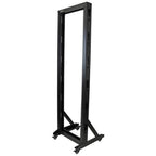 StarTech.com 2POSTRACK42 rack cabinet 42U Freestanding rack Black