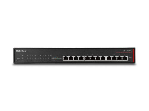 Buffalo BS-MP2012 network switch Managed L2 10G Ethernet (100/1000/10000) 19U Black