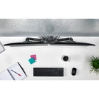 Chief KX Low-Profile Dual Monitor Arm 30" Silver Desk