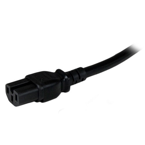StarTech.com PXT515C154 power cable Black 47.2" (1.2 m) NEMA 5-15P C15 coupler