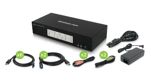 iogear GCS1964 KVM switch Black
