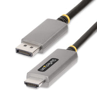 StarTech.com 133DISPLAYPORTHDMI21 video cable adapter 78.7" (2 m) DisplayPort HDMI Black, Silver
