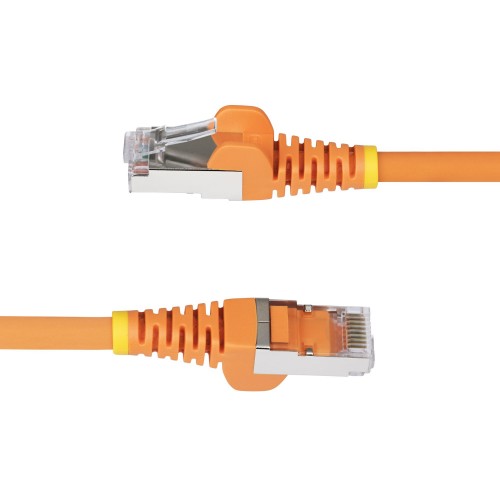 StarTech.com NLOR-25F-CAT6A-PATCH networking cable Orange 299.2" (7.6 m) S/FTP (S-STP)