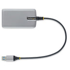 StarTech.com 5G4AB-USB-A-HUB interface hub USB 3.2 Gen 1 (3.1 Gen 1) Type-A 5000 Mbit/s Gray