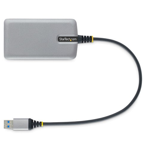 StarTech.com 5G4AB-USB-A-HUB interface hub USB 3.2 Gen 1 (3.1 Gen 1) Type-A 5000 Mbit/s Gray
