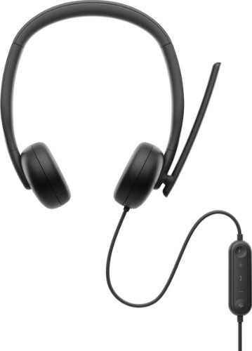 DELL WH3024 Headset Wired Head-band Office/Call center USB Type-C Black