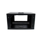 StarTech.com RK619WALL rack cabinet 6U Wall mounted rack Black
