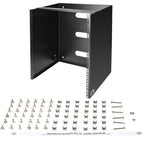 StarTech.com WALLMNT12 rack cabinet 12U Wall mounted rack Black