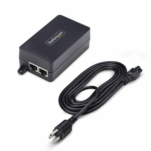 StarTech.com AF212C-POE-INJECTOR PoE adapter 1.25 Gigabit Ethernet, 2.5 Gigabit Ethernet, Fast Ethernet, Gigabit Ethernet