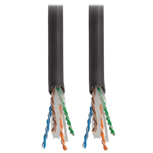 Tripp Lite N222-01K-BK networking cable Black 12000" (304.8 m) Cat6 U/UTP (UTP)