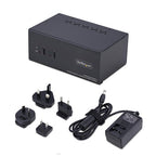 StarTech.com P2ADDH462-KVM-SWITCH KVM switch Black