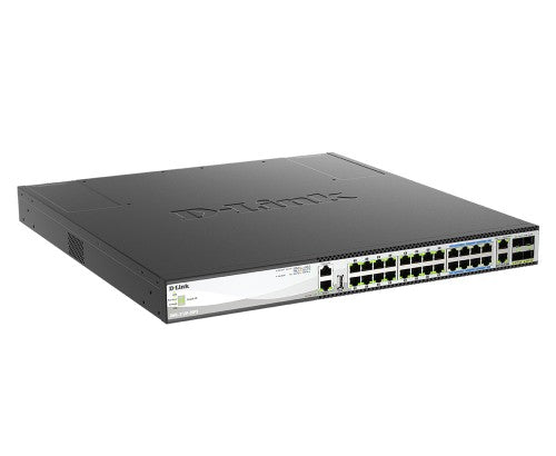 D-Link DMS-3130-30TS Managed L3 10G Ethernet (100/1000/10000) Black