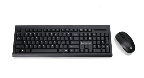 iogear GKM552RB keyboard Mouse included Office RF Wireless Black