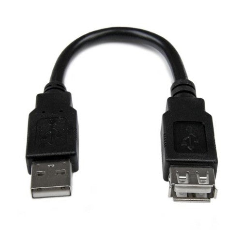 StarTech.com USBEXTAA6IN USB cable USB 2.0 5.98" (0.152 m) USB A Black