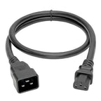 Tripp Lite P032-003 power cable Black 39.4" (1 m) C13 coupler C20 coupler