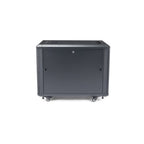 StarTech.com RK1236BKF rack cabinet 12U Freestanding rack Black