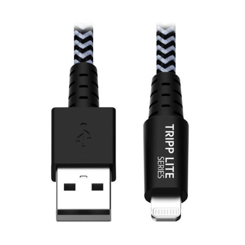 Tripp Lite M100-006-HD lightning cable 70.9" (1.8 m) Black, Metallic