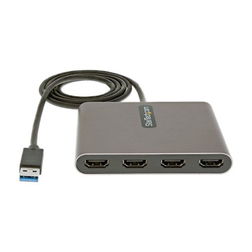 StarTech.com USB32HD4 USB graphics adapter 1920 x 1080 pixels Gray