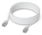 Ubiquiti UACC-Cable-Patch-EL-C6A-8M-W networking cable Translucent, White 315" (8 m) Cat6a