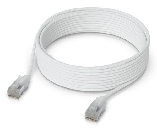 Ubiquiti UACC-Cable-Patch-EL-C6A-8M-W networking cable Translucent, White 315" (8 m) Cat6a