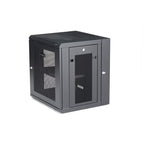 StarTech.com RK12WALHM rack cabinet 12U Wall mounted rack Black