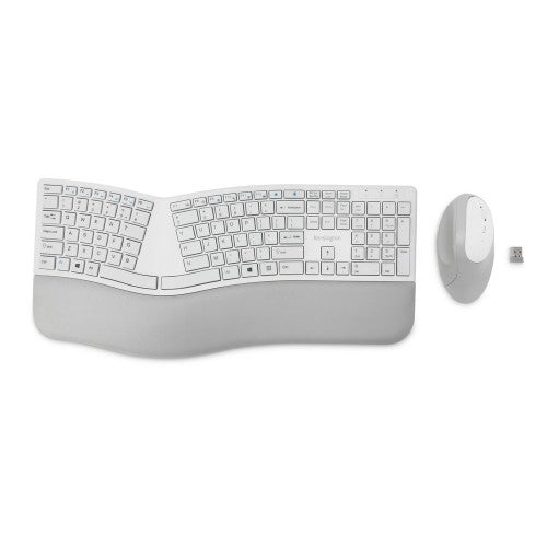 Kensington Pro Fit® Ergo Wireless Keyboard and Mouse—Gray