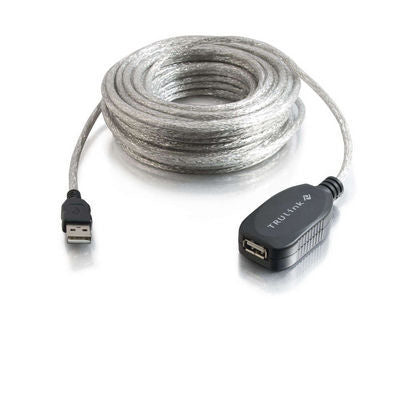 C2G 12m USB 2.0 A Male to A Female Active Extension Cable USB cable 472.4" (12 m)