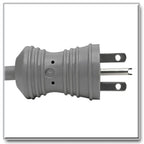 Tripp Lite P033-006-GY-HG power cable Gray 72" (1.83 m) NEMA 6-15P IEC C19