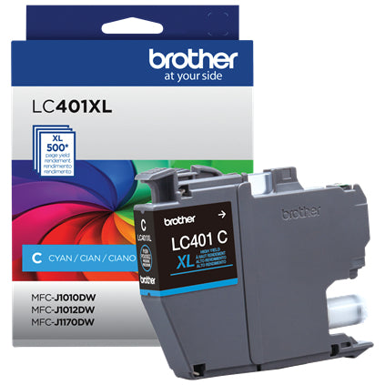 Brother LC401XLCS ink cartridge 1 pc(s) Original High (XL) Yield Cyan