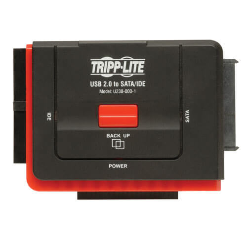 Tripp Lite U238-000-1 cable gender changer USB 2.0 SATA/IDE Black